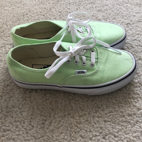 lime green vans journeys